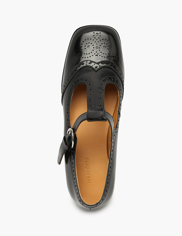 Черные женские туфли Мэри Джейн MASCOTTE 126-521411-0102 | ракурс 6