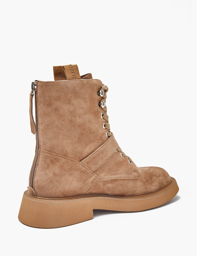 Бежевые женские ботинки MASCOTTE 172-3201221-3671M | ракурс 3 Бежевые женские ботинки MASCOTTE 172-3201221-3671M | ракурс 3