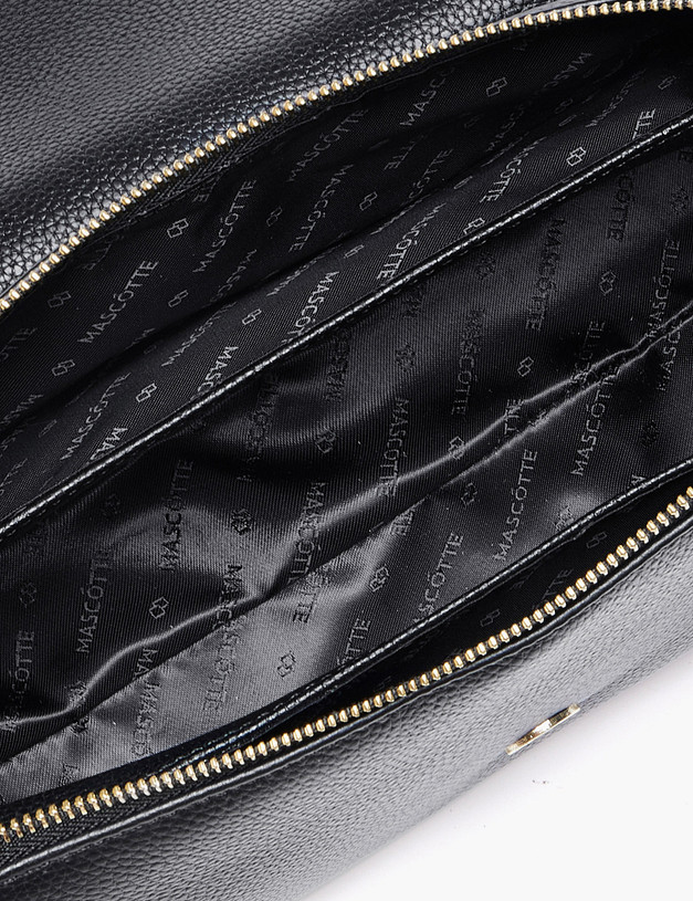 Черная кожаная женская сумка MASCOTTE 660-3212-102 | ракурс 4