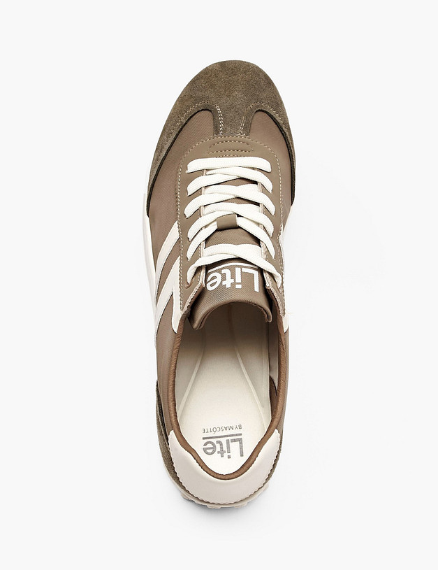 Зеленые мужские полуботинки MASCOTTE 234-610311-0204 | ракурс 4