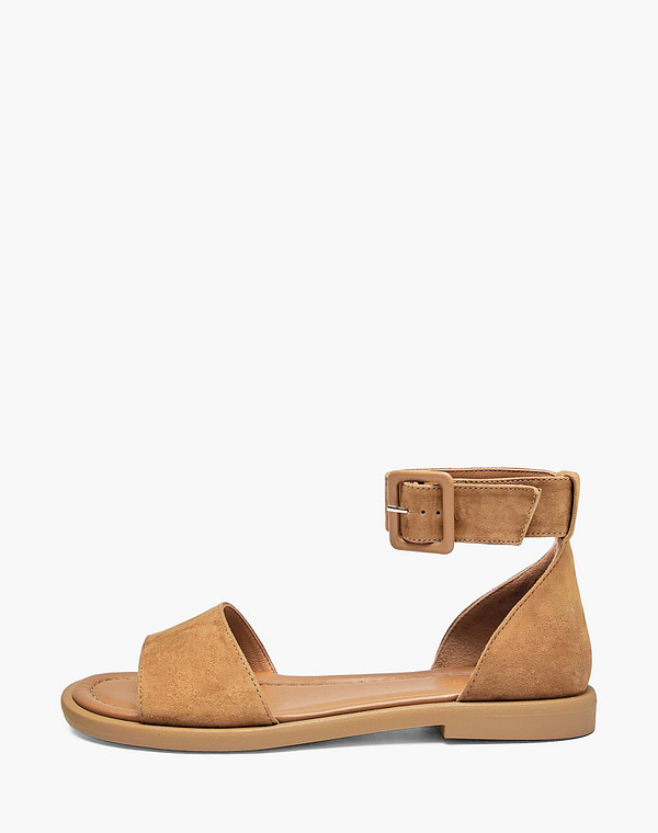 233-512011-4697M Туфли летние женские велюр/нат.кожа рыж, Mascotte