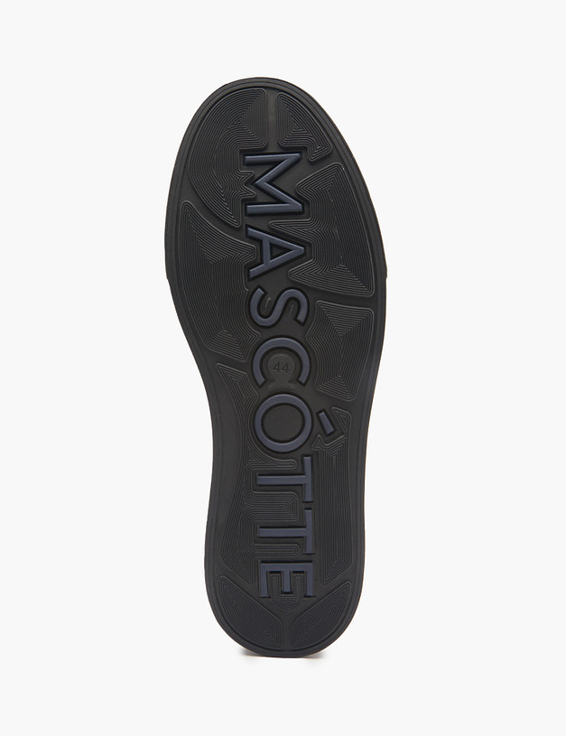 Черные мужские кеды из кожи MASCOTTE 22-5130116-0102 | ракурс 7 Черные мужские кеды из кожи MASCOTTE 22-5130116-0102 | ракурс 7