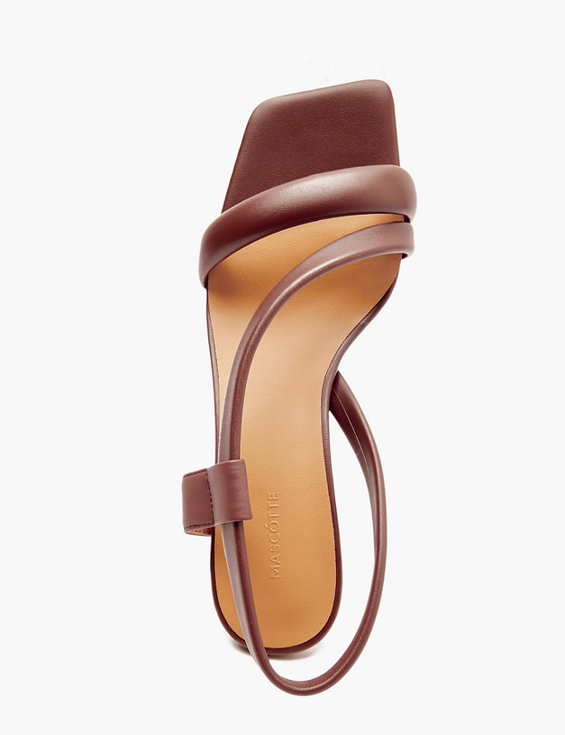 Коричневые женские босоножки MASCOTTE 126-412361-0609 | ракурс 7