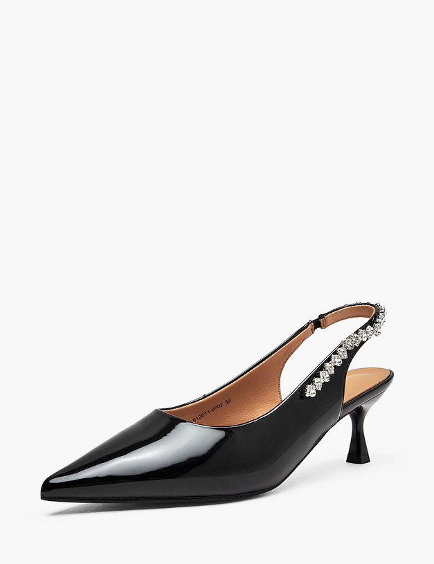 Черные женские туфли MASCOTTE 78-612611-0702 | ракурс 2