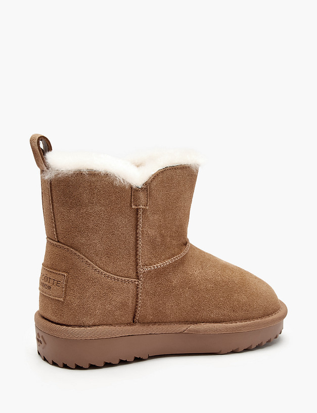 Рыжие полусапоги для девочек MASCOTTE 234-525031-0213 | ракурс 3