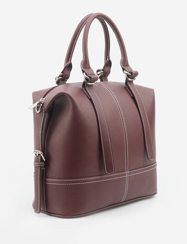 Бордовая женская сумка MASCOTTE 660-0205-605 | ракурс 2