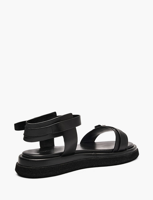 Черные женские сандалии MASCOTTE 233-613611-0102 | ракурс 3