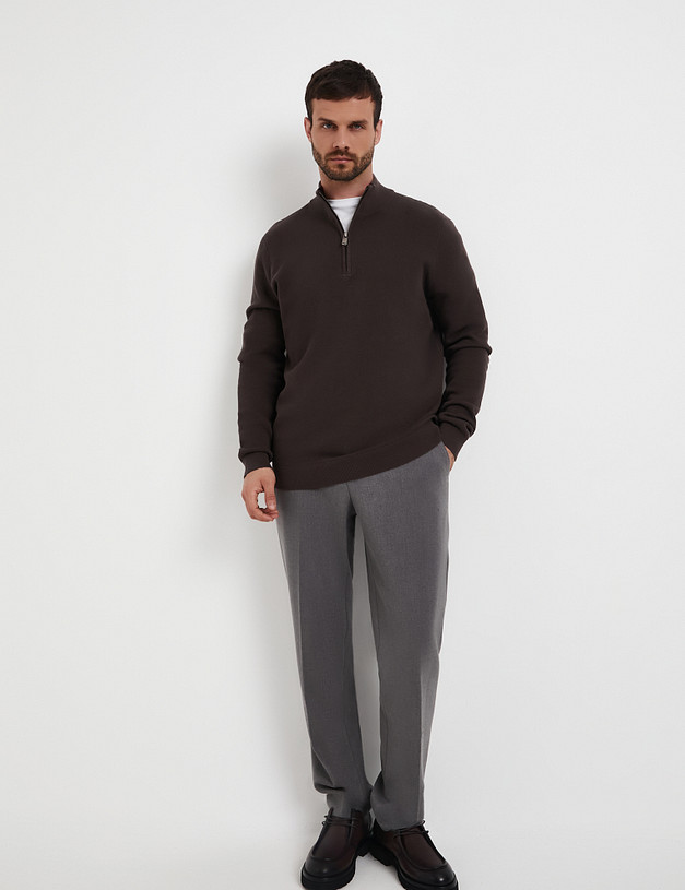 Серый мужской джемпер MASCOTTE 971-5202-2610 | ракурс 2