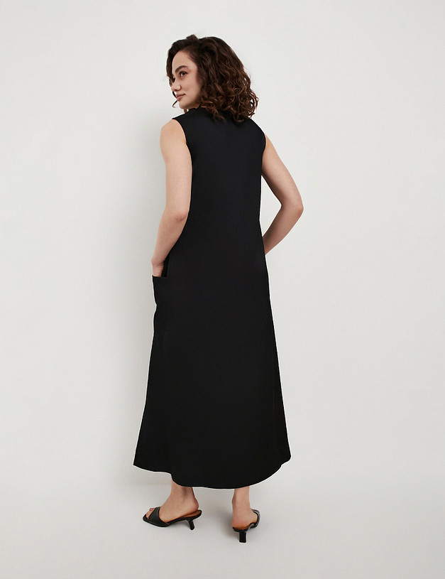 Черное женское платье MASCOTTE 998-5102-2402 | ракурс 6