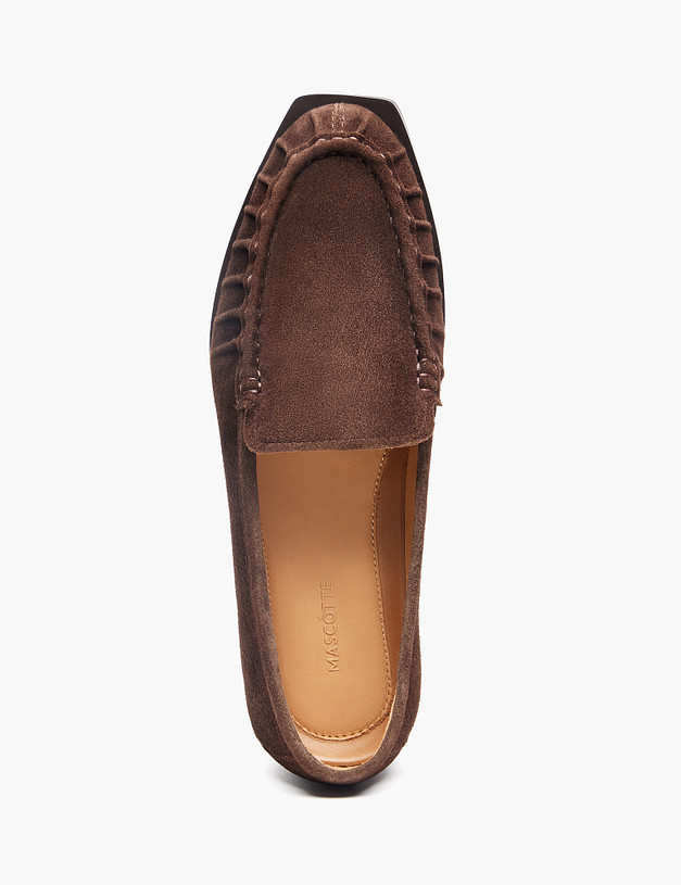 Коричневые женские лоферы MASCOTTE 22-6100412-4680M | ракурс 4