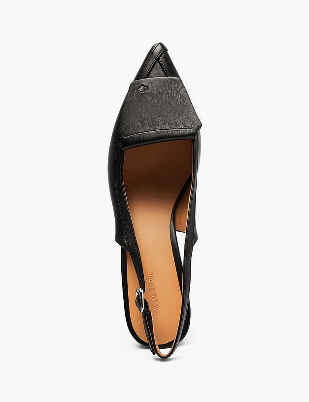 Черные женские туфли MASCOTTE 126-6102316-3501M | ракурс 4