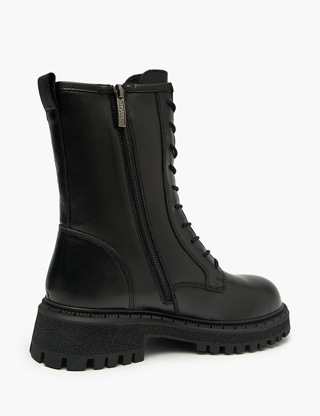 Черные женские зимние ботинки MASCOTTE 58-521632-7100M | ракурс 3