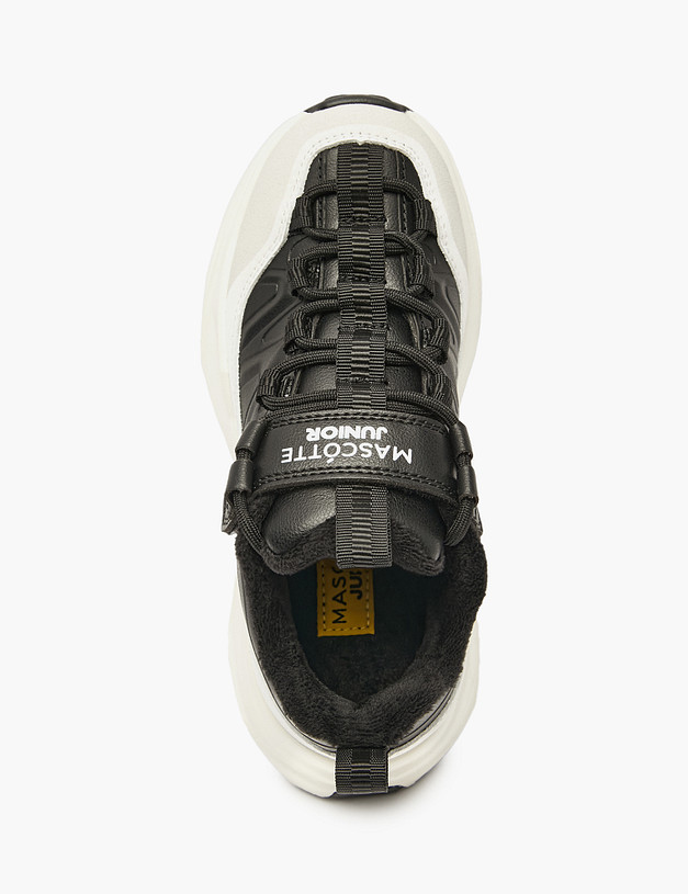 Черные кроссовки для девочек MASCOTTE 64-522621-0602 | ракурс 6