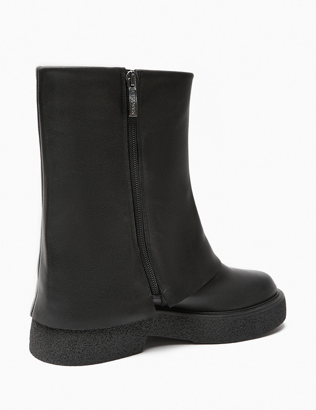 Черные женские полусапоги MASCOTTE 233-4244022-3100M | ракурс 6