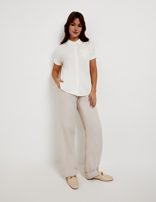 Молочная женская рубашка MASCOTTE 852-5228-2401 | ракурс 2