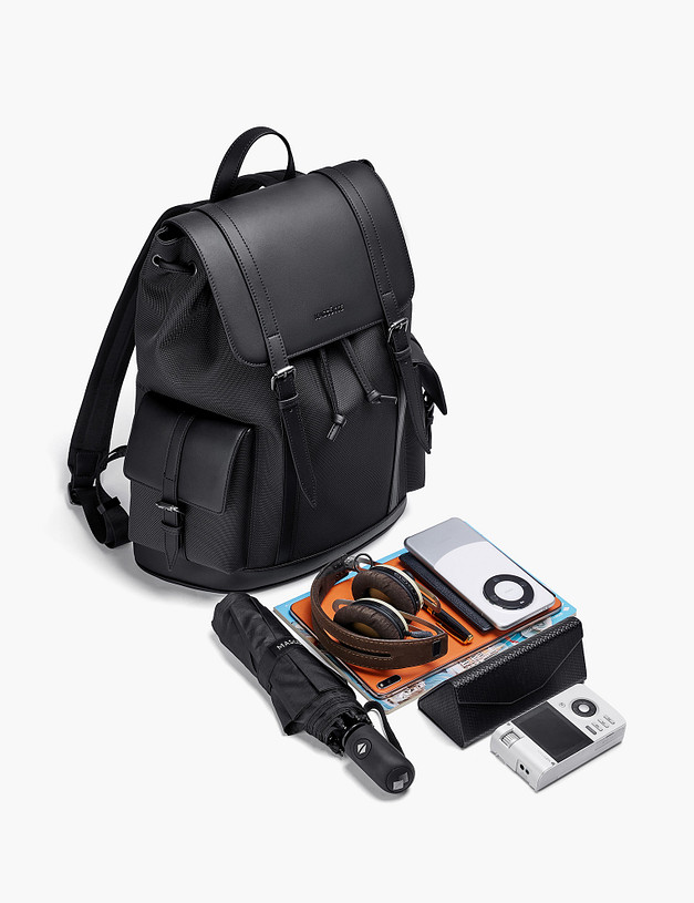 Синий мужской рюкзак MASCOTTE 604-5123-203 | ракурс 6 Синий мужской рюкзак MASCOTTE 604-5123-203 | ракурс 6