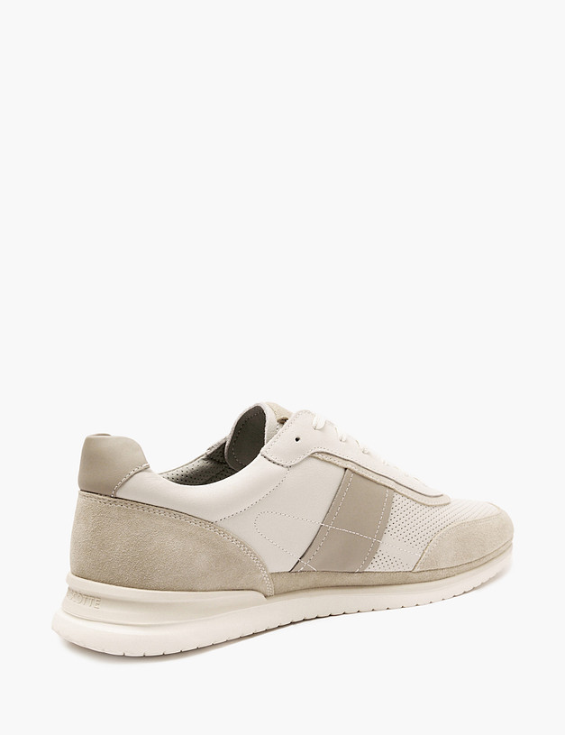 Молочные мужские кеды с перфорацией MASCOTTE 58-5110711-8130M | ракурс 3