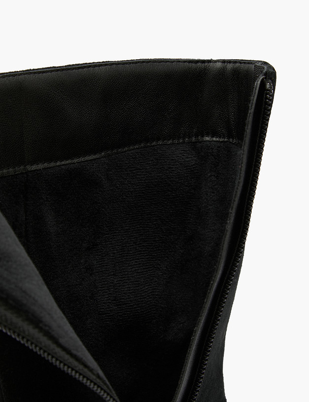 Черные женские ботильоны из велюра MASCOTTE 126-320321-3605M | ракурс 6