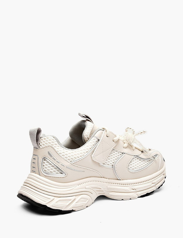 Молочные кроссовки для девочек MASCOTTE 234-616621-0601 | ракурс 3