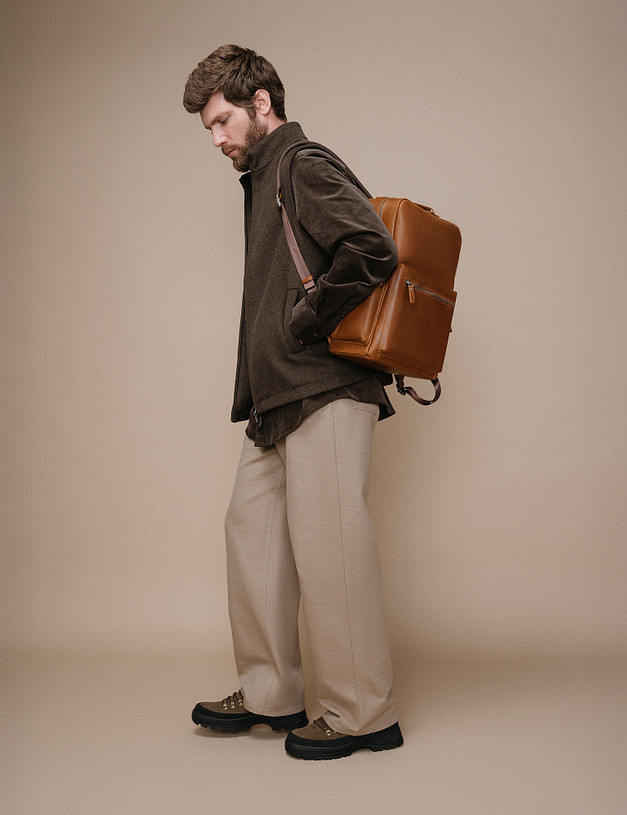 Мужские ботинки цвета хаки MASCOTTE 151-520221-0204 | ракурс 1