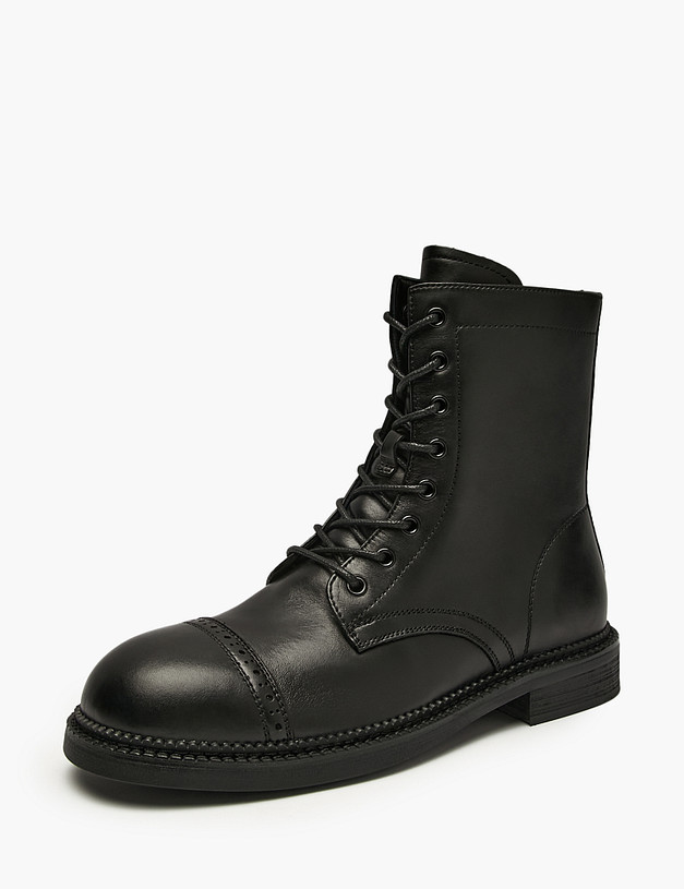 Черные женские ботинки MASCOTTE 58-526521-0102 | ракурс 2