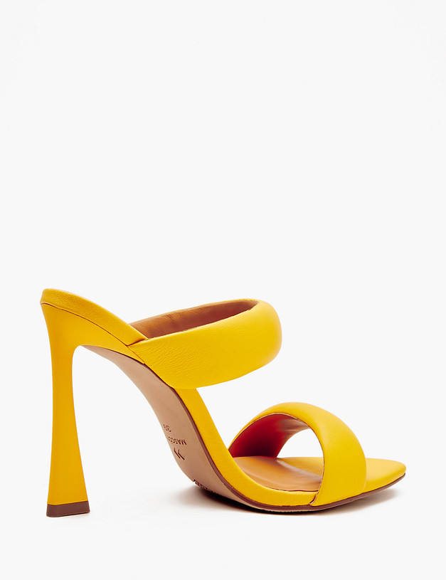 Желтые женские мюли MASCOTTE 175-4123012-7520M | ракурс 4