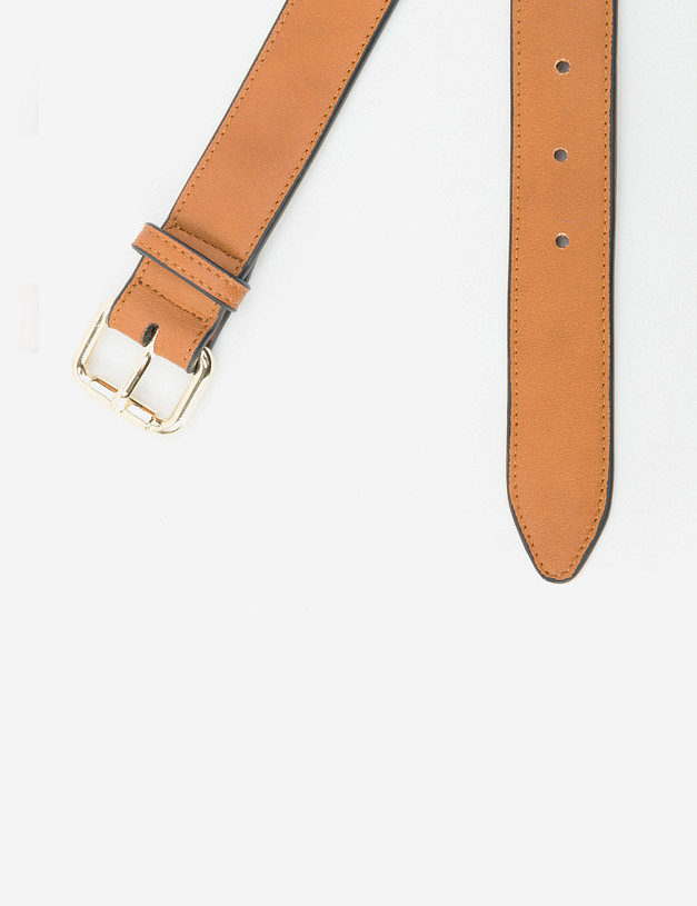 Коричневый женский ремень MASCOTTE 660-0215-609 | ракурс 3 Коричневый женский ремень MASCOTTE 660-0215-609 | ракурс 3