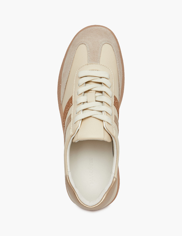 Бежевые женские кеды MASCOTTE 78-510411-0608 | ракурс 4