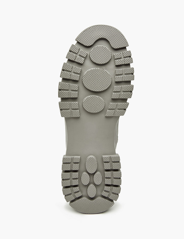 Серые женские зимние ботинки из велюра MASCOTTE 233-122631-0210 | ракурс 5