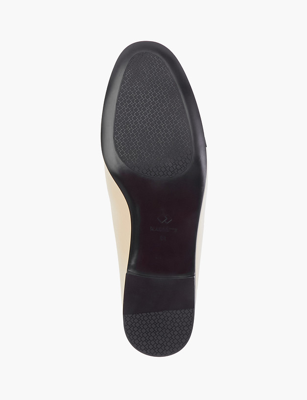 Бежевые женские сабо из натуральной кожи MASCOTTE 171-210411-0108 | ракурс 6