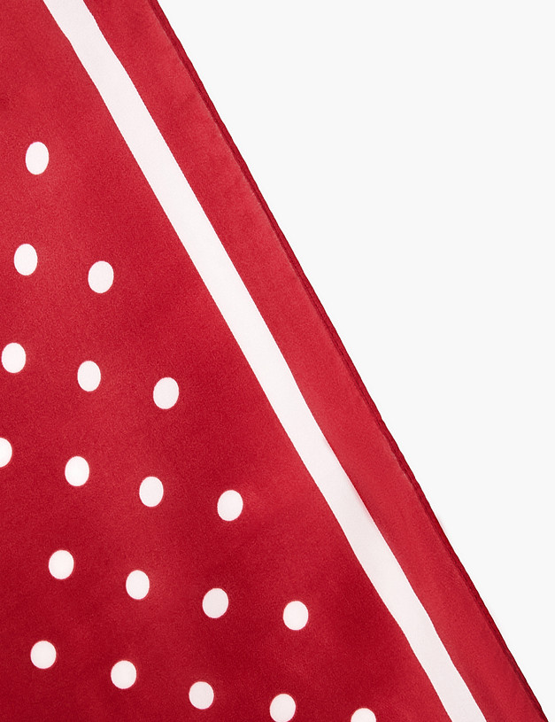 Красный женский платок в горох MASCOTTE 766-6101-2405 | ракурс 4