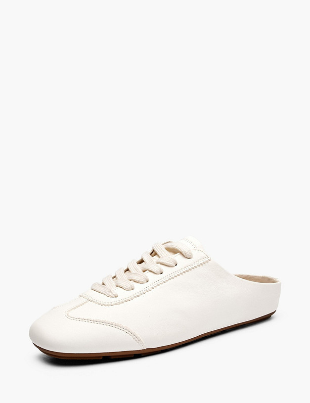 Молочные женские сабо MASCOTTE 234-610221-0101 | ракурс 2