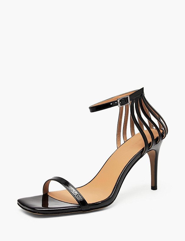 Черные женские босоножки MASCOTTE 126-610511-3701M | ракурс 2