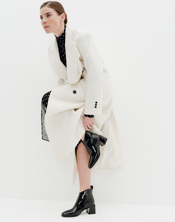 233-410421-3701M Ботинки женские лак.кожа/ворсин-нат.кожа черн, Mascotte