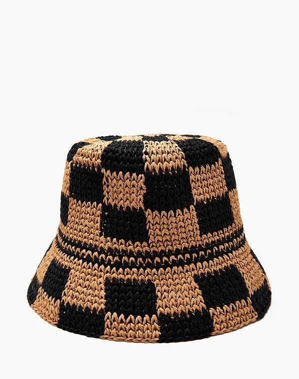 783-4102-1002 Шляпа женская целлюлоза черн-корич, Mascotte