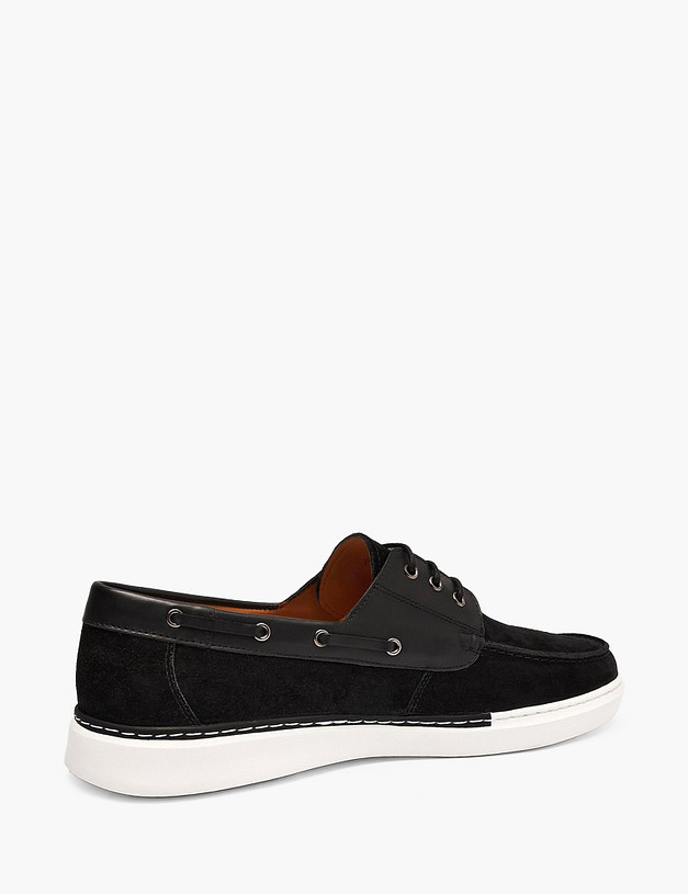 Черные мужские полуботинки MASCOTTE 142-613011-0102 | ракурс 3