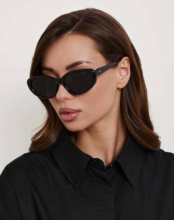 793-6141-7710 Очки женские и.мат. черн, Mascotte