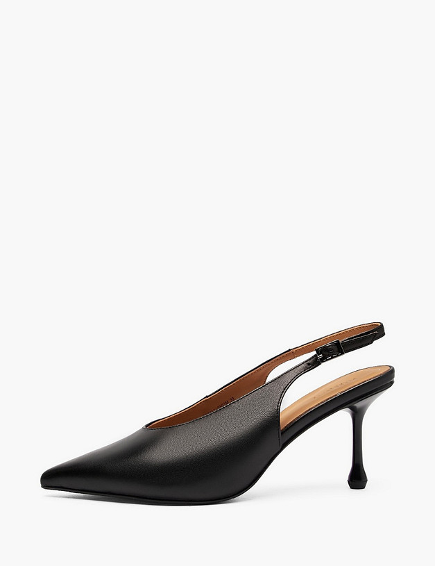 Черные женские слингбэки MASCOTTE 94-614411-3501M | ракурс 1