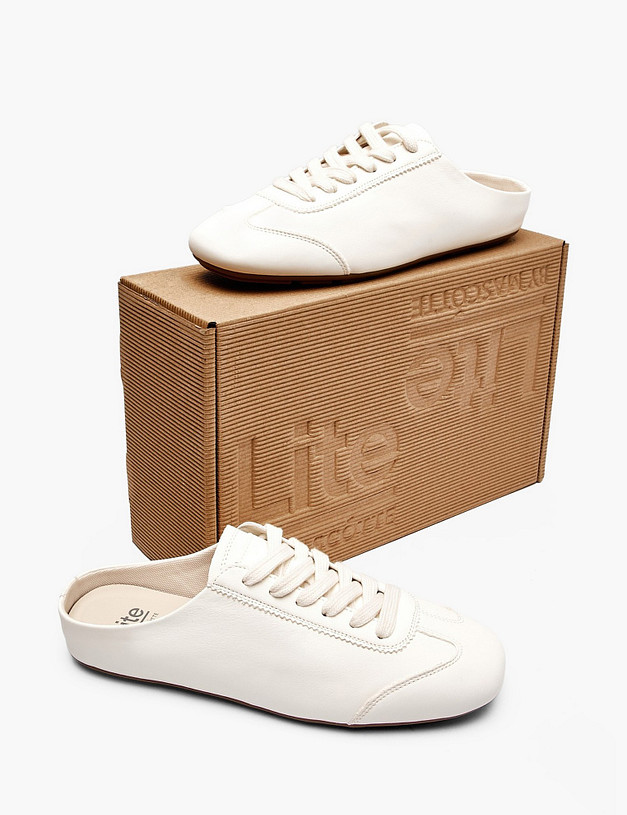 Молочные женские сабо MASCOTTE 234-610221-0101 | ракурс 6