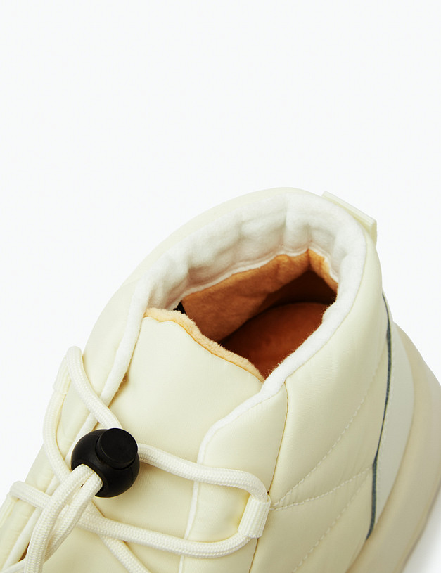 Молочные женские дутики MASCOTTE 151-3203123-0201 | ракурс 7