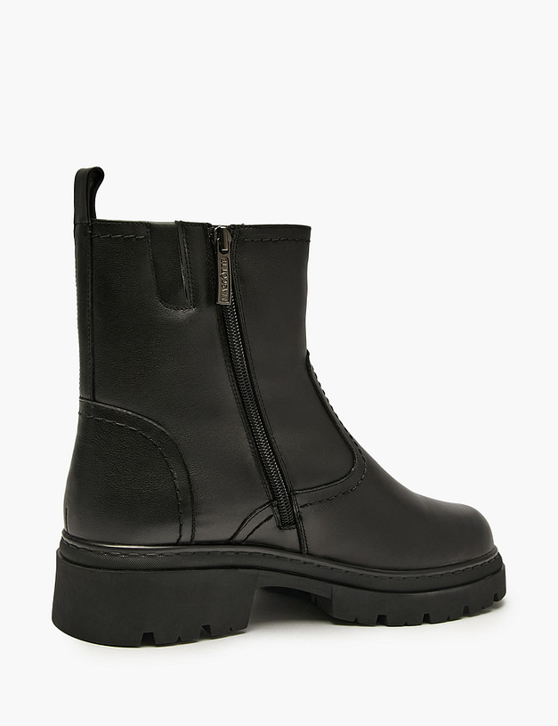 Черные женские зимние ботинки MASCOTTE 233-5283031-3100M | ракурс 3