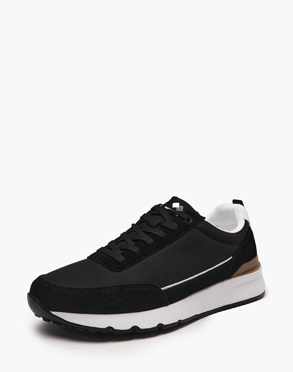 64-5150621-0202 Полуботинки для активного отдыха мужские велюр-кож.спилок/текстиль черн, Mascotte