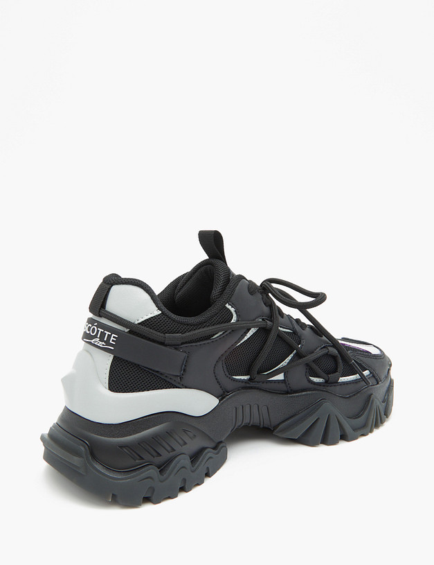 Черные женские кроссовки MASCOTTE 64-310122-0202 | ракурс 3