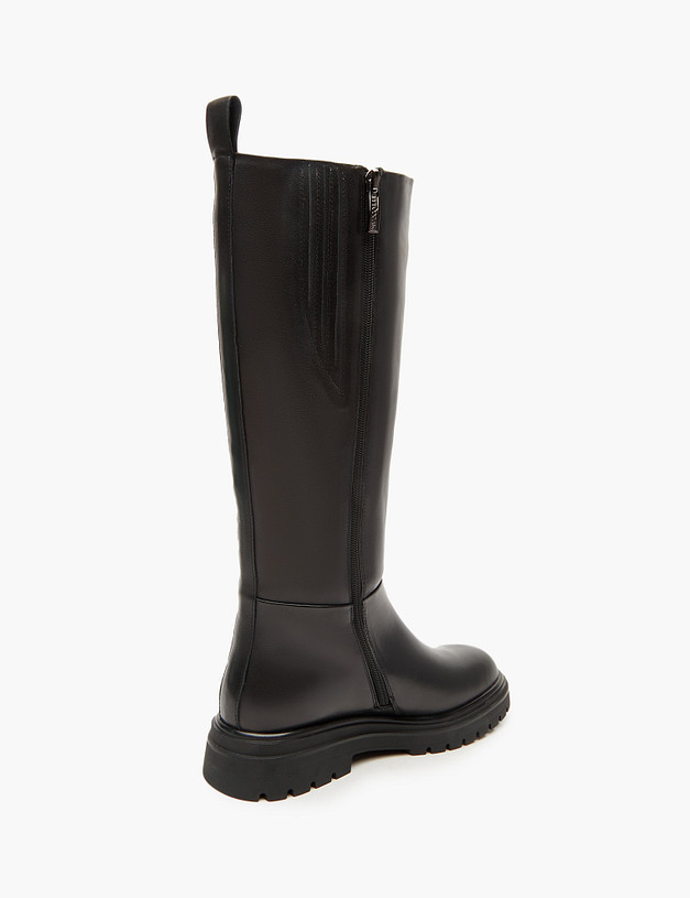 Черные женские зимние сапоги MASCOTTE 233-322432-3100M | ракурс 3