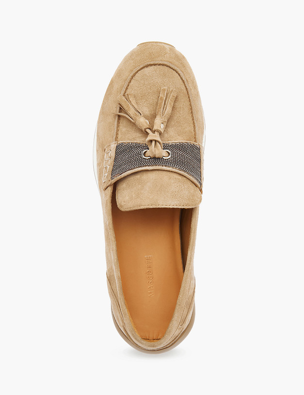 Бежевые женские лоферы MASCOTTE 58-3202413-3671M | ракурс 4