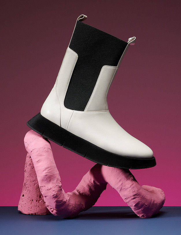 Молочные женские челси MASCOTTE 172-3201323-7115M | ракурс 1