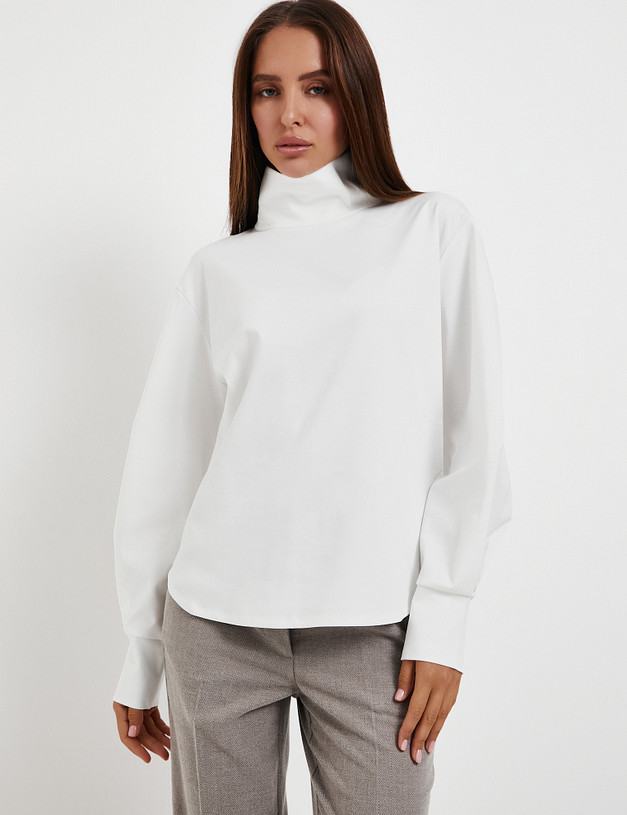 Белая женская водолазка MASCOTTE 976-5203-2601 | ракурс 1