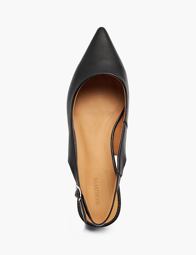 Черные женские слингбэки MASCOTTE 94-611011-1002M | ракурс 4