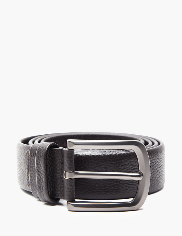 Темно-коричневый мужской ремень MASCOTTE 727-4102-109 | ракурс 2