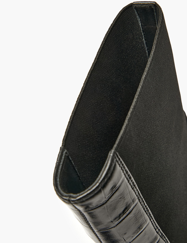 Черные женские челси с тиснением MASCOTTE 126-424023-0102 | ракурс 8